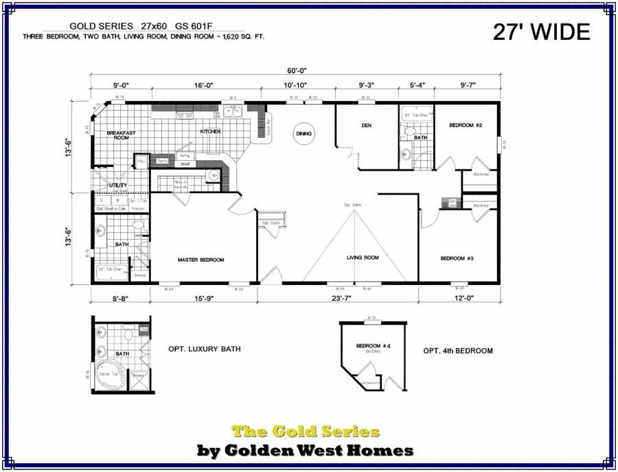 Golden West (Albany, OR) 3 Bedroom Manufactured Home
